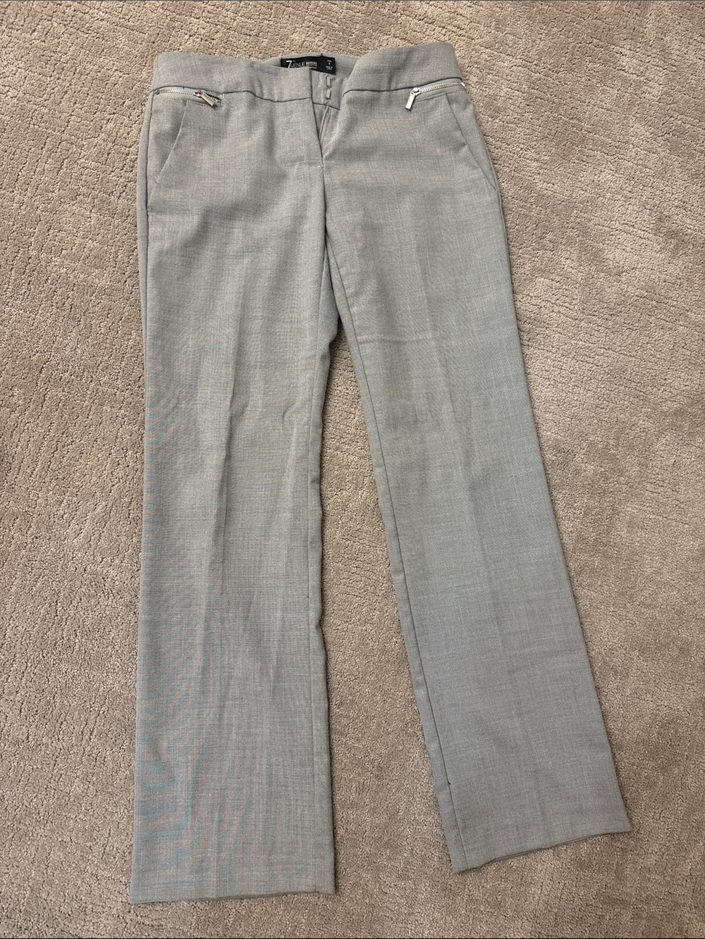 New York & Company Light Gray Women's Dress Trousers